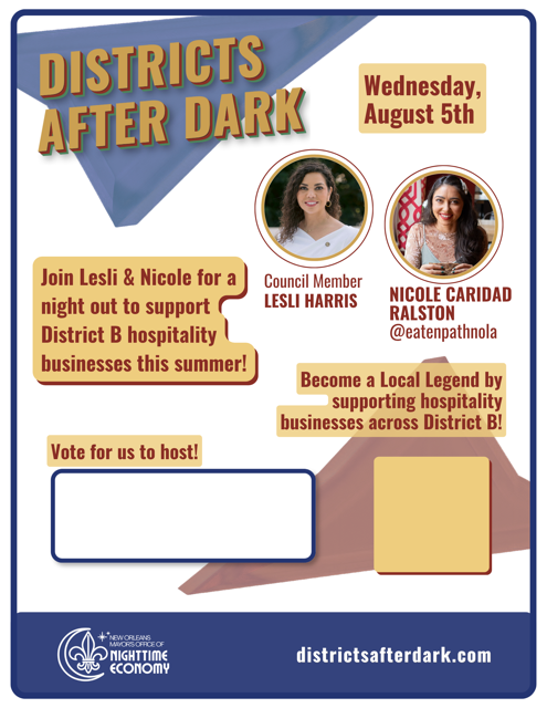 Printable check-in flyer preview